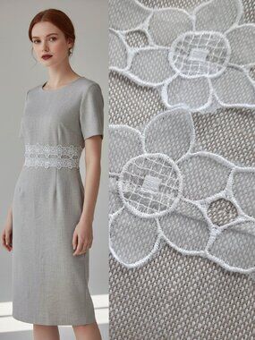 Vtg 90s lace waist dress - Sunshine Starshine brand